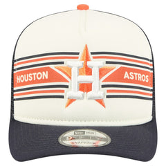 Houston Astros New Era Banner A-Frame 9FIFTY Trucker Snapback Hat - MLB Hats