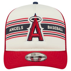 Los Angeles Angels New Era Banner A-Frame 9FIFTY Trucker Snapback Hat - MLB Hats
