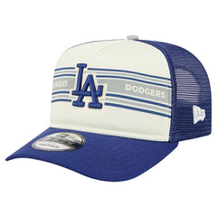 Los Angeles Dodgers New Era Banner A-Frame 9FIFTY Trucker Snapback Hat - MLB Hats