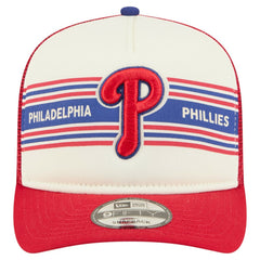 Philadelphia Phillies New Era Banner A-Frame 9FIFTY Trucker Snapback Hat - MLB Hats