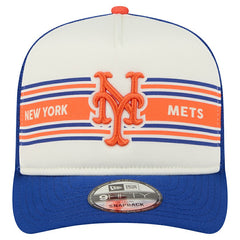 New York Mets New Era Banner A-Frame 9FIFTY Trucker Snapback Hat - MLB Hats