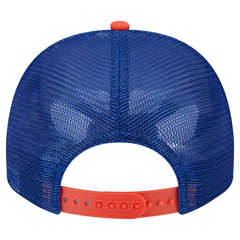 New York Mets New Era Banner A-Frame 9FIFTY Trucker Snapback Hat - MLB Hats