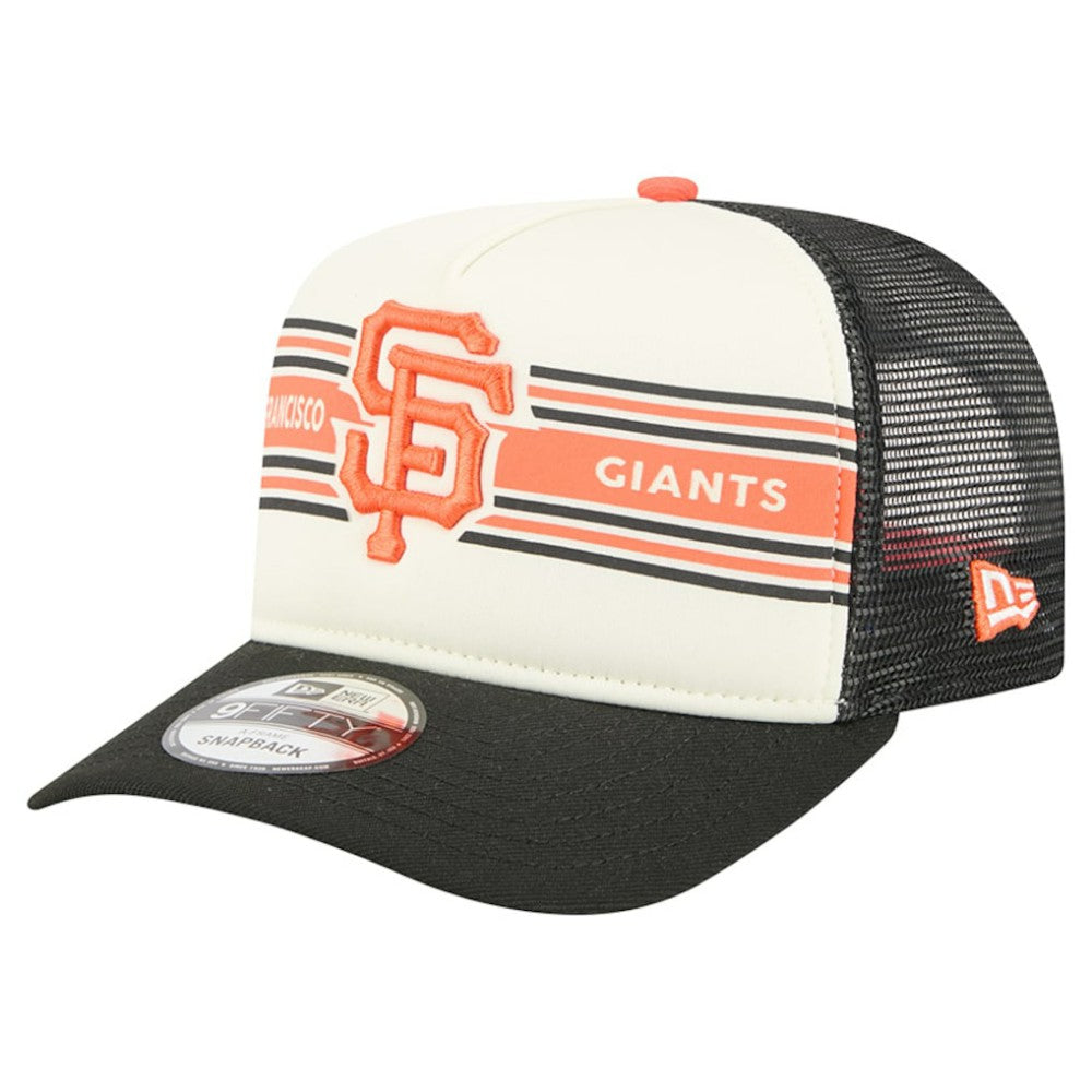 San Francisco Giants New Era Banner A-Frame 9FIFTY Trucker Snapback Hat - MLB Hats