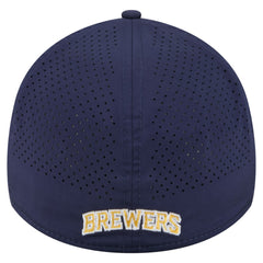 Milwaukee Brewers New Era 39THIRTY A-Frame Perforated Flex Hat - MLB Hats