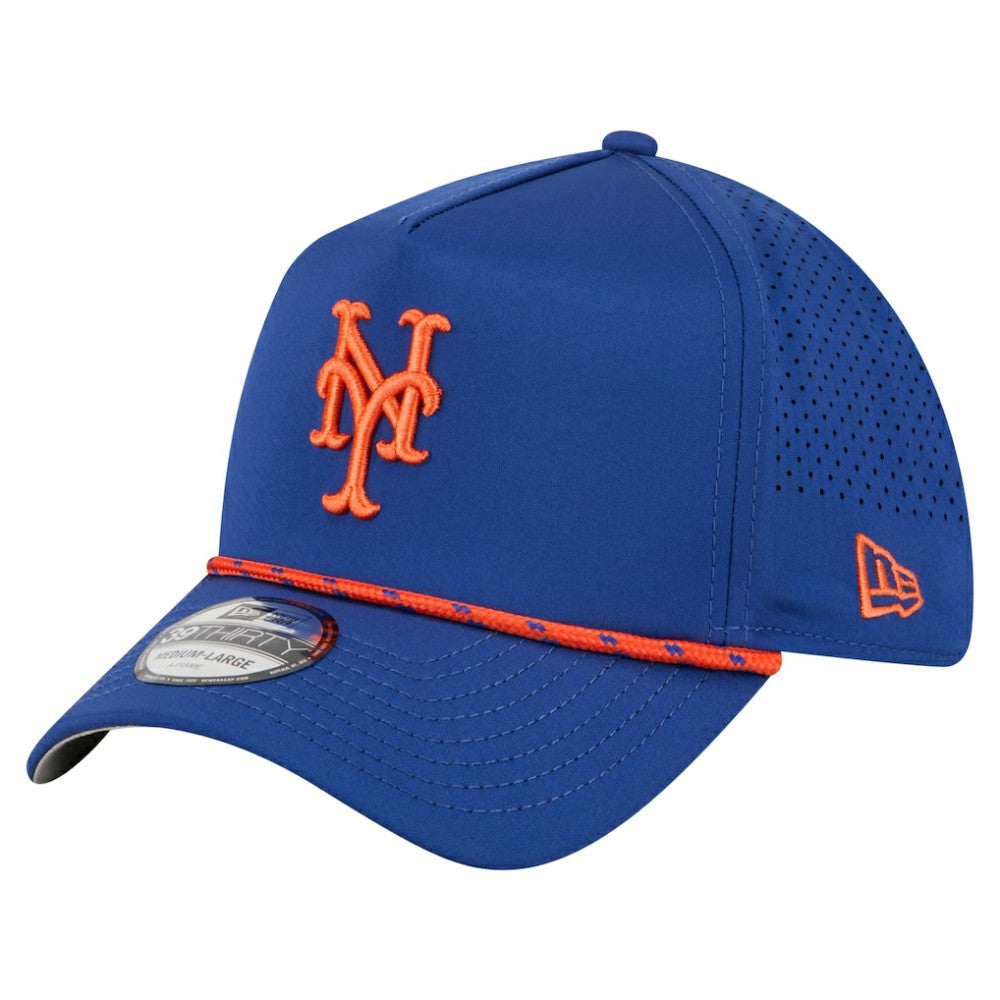 New York Mets New Era 39THIRTY A-Frame Perforated Flex Hat - MLB Hats