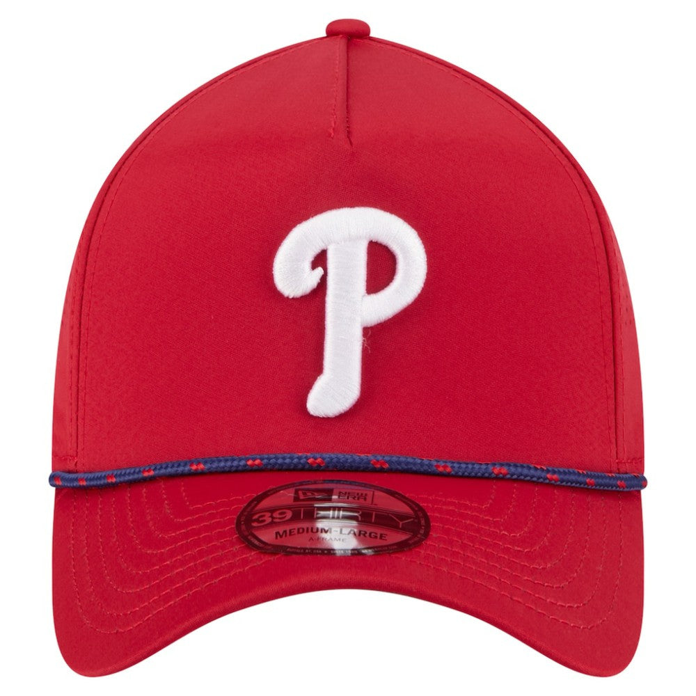 Philadelphia Phillies New Era 39THIRTY A-Frame Perforated Flex Hat - MLB Hats