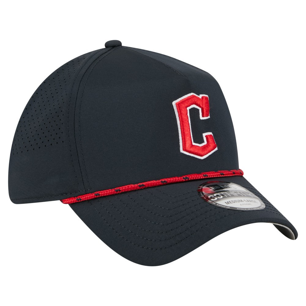 Cleveland Guardians New Era 39THIRTY A-Frame Perforated Flex Hat - MLB Hats