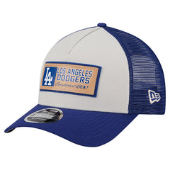 Los Angeles Dodgers New Era Text A-Frame Trucker 9FORTY Hat - MLB Hats