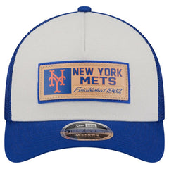 New York Mets New Era Text A-Frame Trucker 9FORTY Hat - MLB Hats