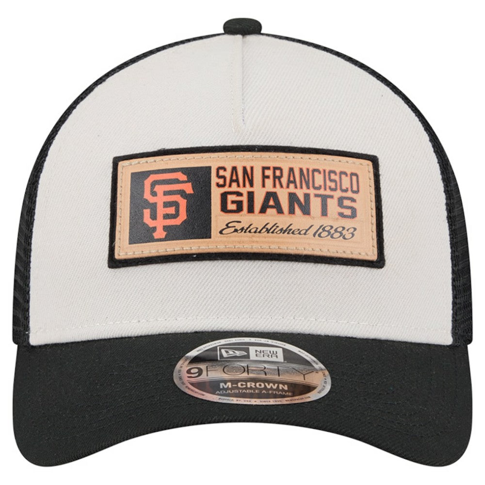 San Francisco Giants New Era Text A-Frame Trucker 9FORTY Hat - MLB Hats