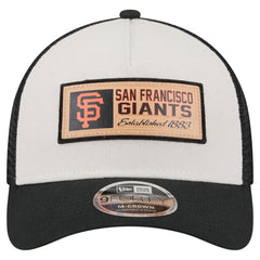 San Francisco Giants New Era Text A-Frame Trucker 9FORTY Hat - MLB Hats