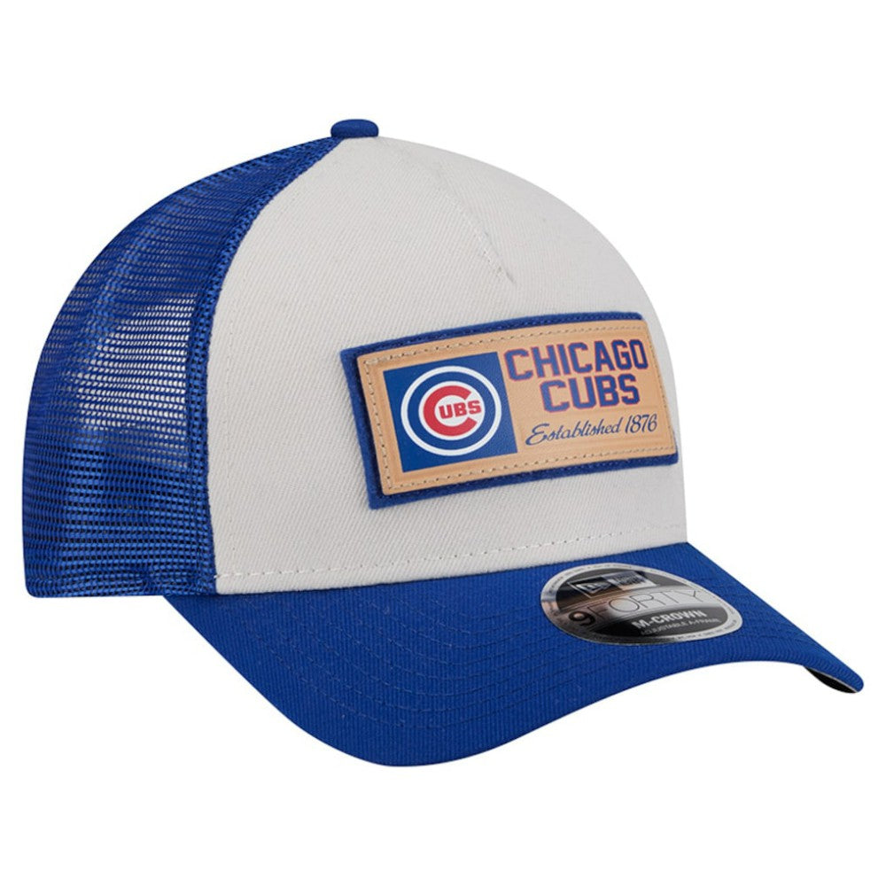 Chicago Cubs New Era Text A-Frame Trucker 9FORTY Hat - MLB Hats
