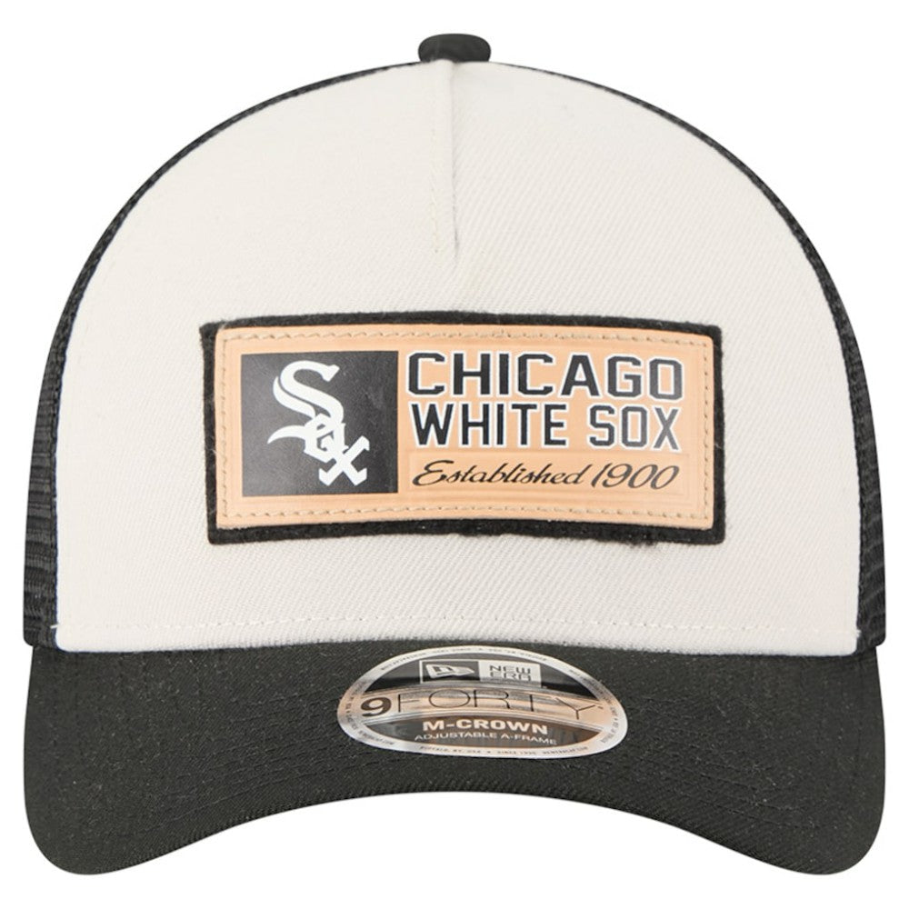 Chicago White Sox New Era Text A-Frame Trucker 9FORTY Hat - MLB Hats