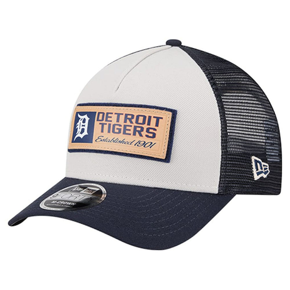 Detroit Tigers New Era Text A-Frame Trucker 9FORTY Hat - MLB Hats