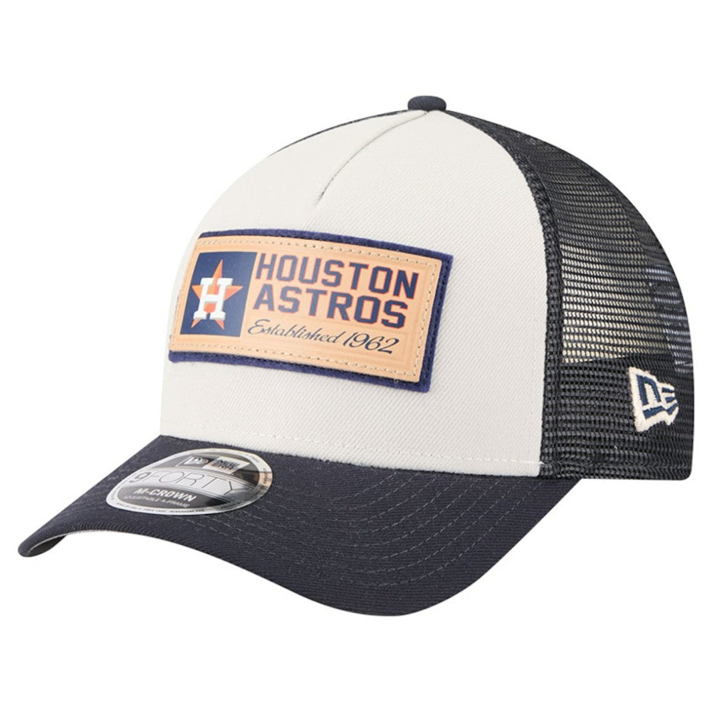 Houston Astros New Era Text A-Frame Trucker 9FORTY Hat - MLB Hats
