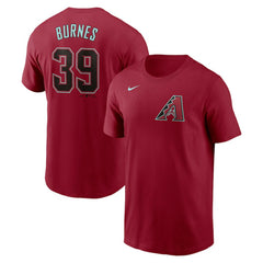 Corbin Burnes Arizona Diamondbacks Nike Fuse Name & Number T-Shirt - MLB T-shirts