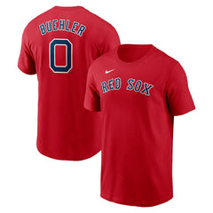 Walker Buehler Boston Red Sox Nike Fuse Name & Number T-Shirt - MLB T-shirts