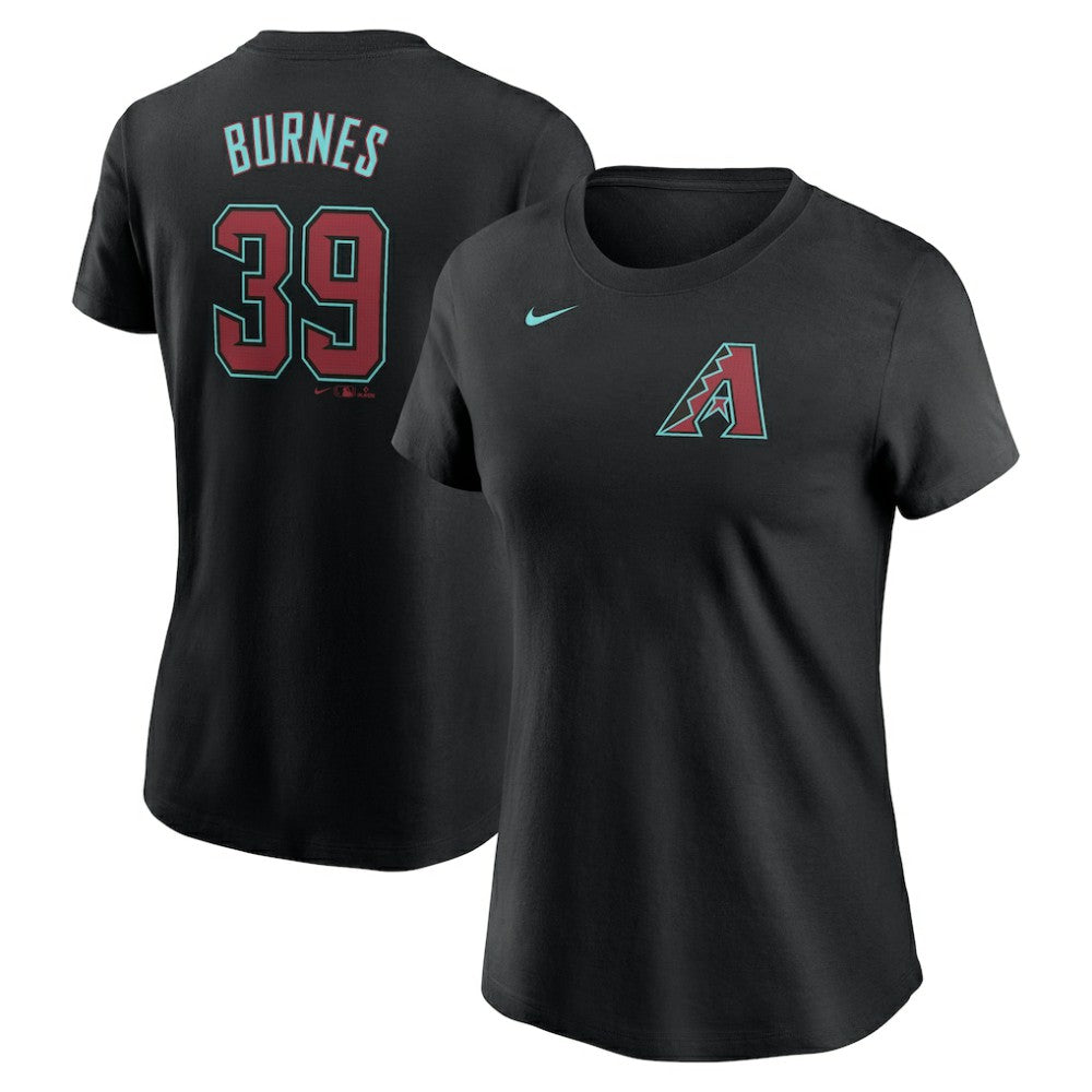 Corbin Burnes Arizona Diamondbacks Nike Women's Fuse Name & Number T-Shirt - MLB T-shirts