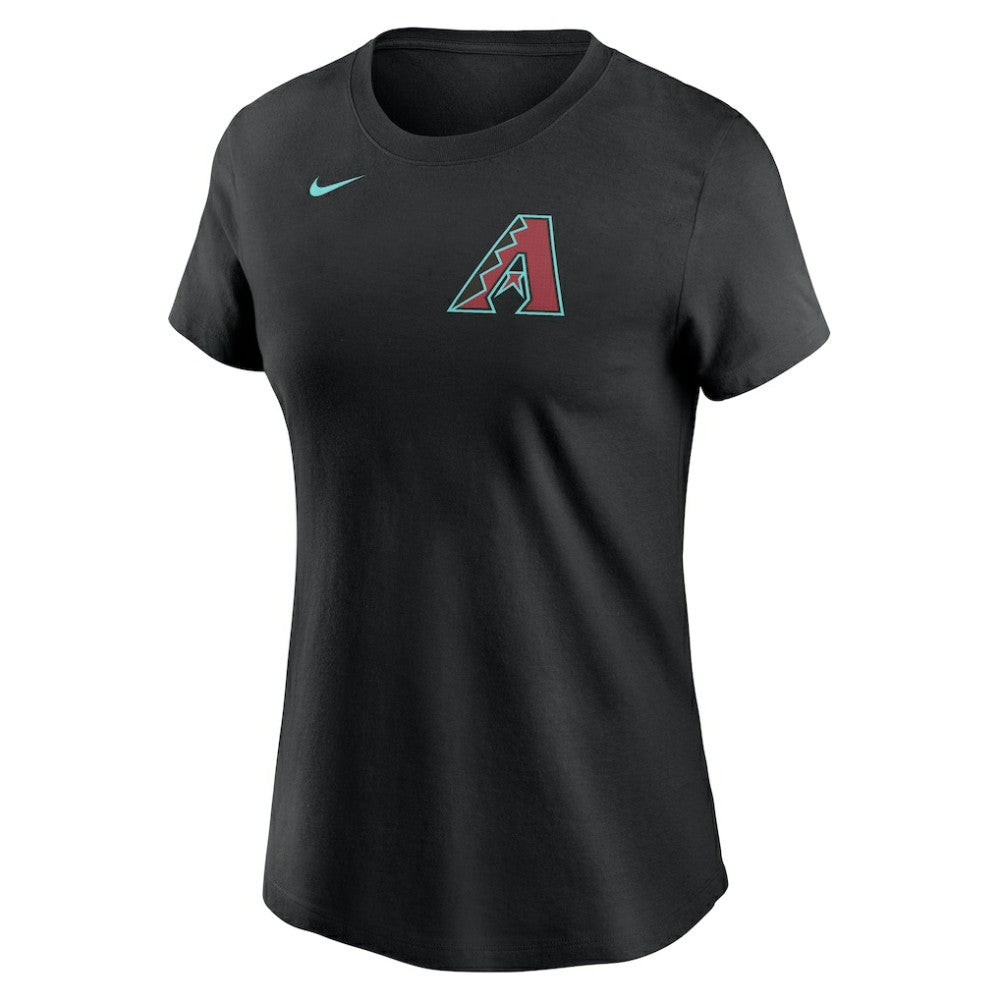 Corbin Burnes Arizona Diamondbacks Nike Women's Fuse Name & Number T-Shirt - MLB T-shirts