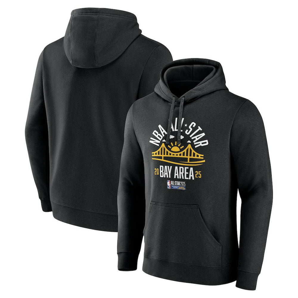 Black 2025 NBA All-Star Game Unisex Bay Bridge Pullover Hoodie | NBA
