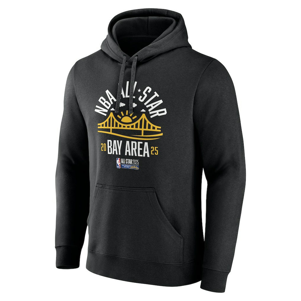 Black 2025 NBA All-Star Game Unisex Bay Bridge Pullover Hoodie | NBA