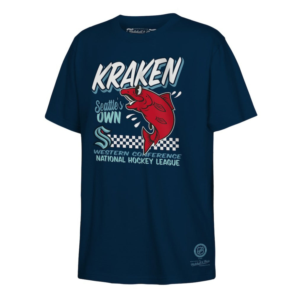 Seattle Kraken Mitchell & Ness Youth Concession Stand T-Shirt -  NHL T-shirts