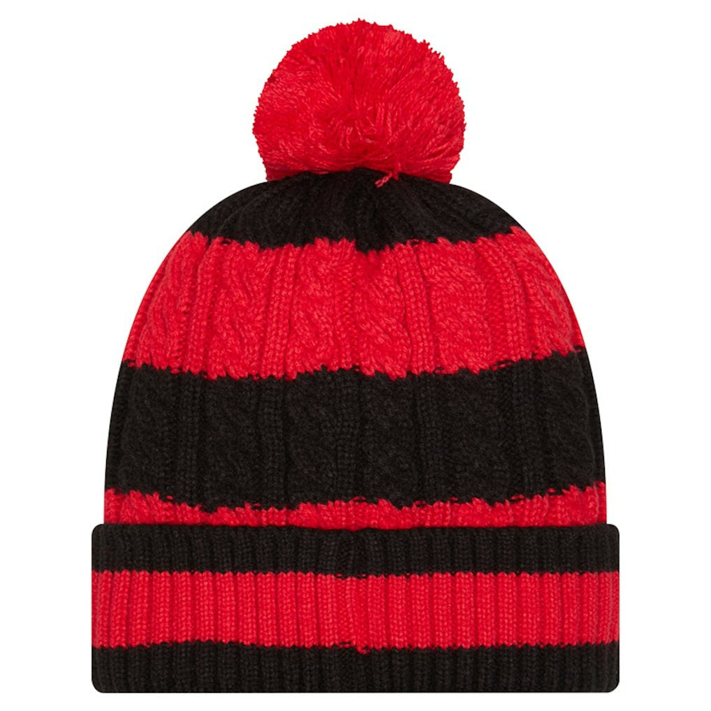 Kansas City Chiefs Women's Braided Cuffed Knit Hat with Pom | NFL US