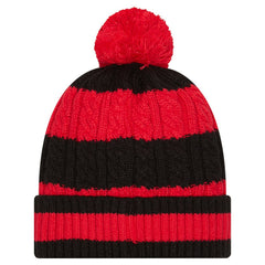 Kansas City Chiefs Women's Braided Cuffed Knit Hat with Pom | NFL US