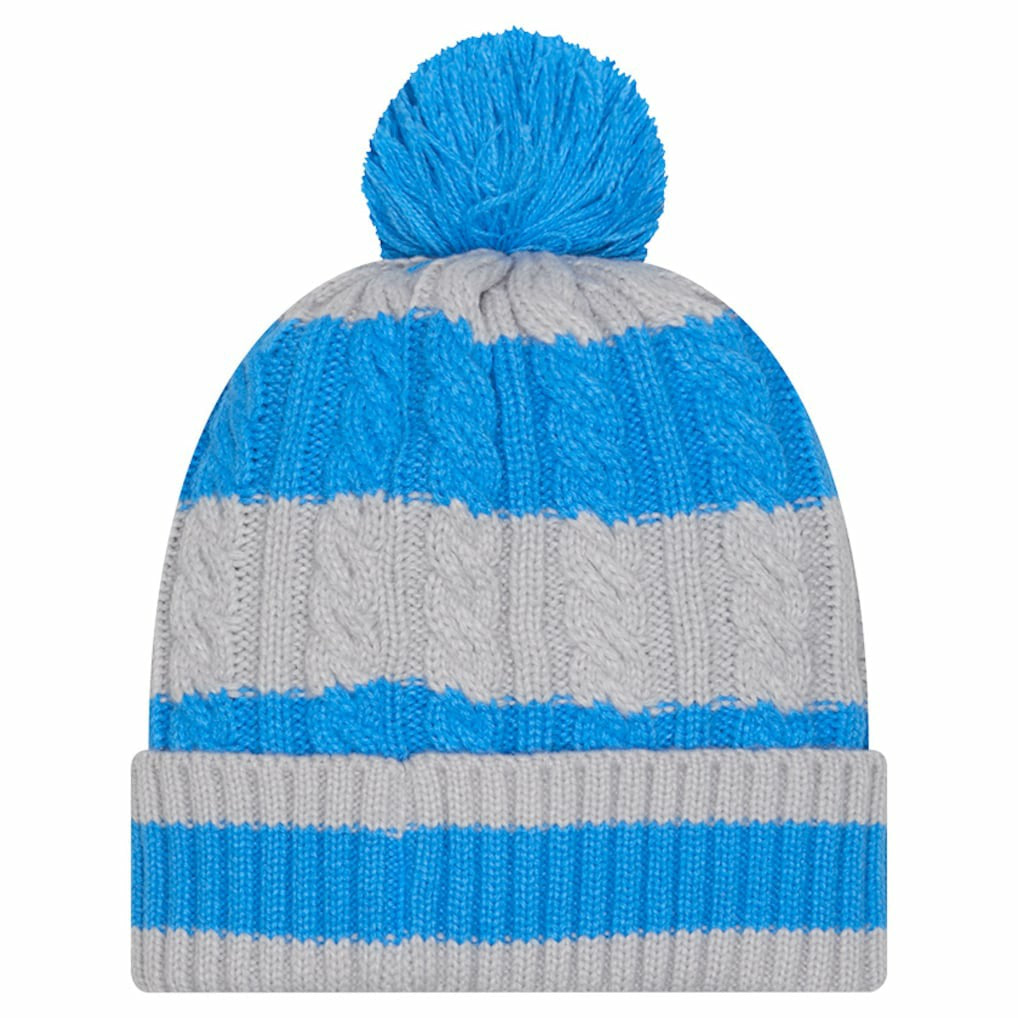 Detroit Lions Women's Braided Cuffed Knit Hat with Pom | NFL On sale