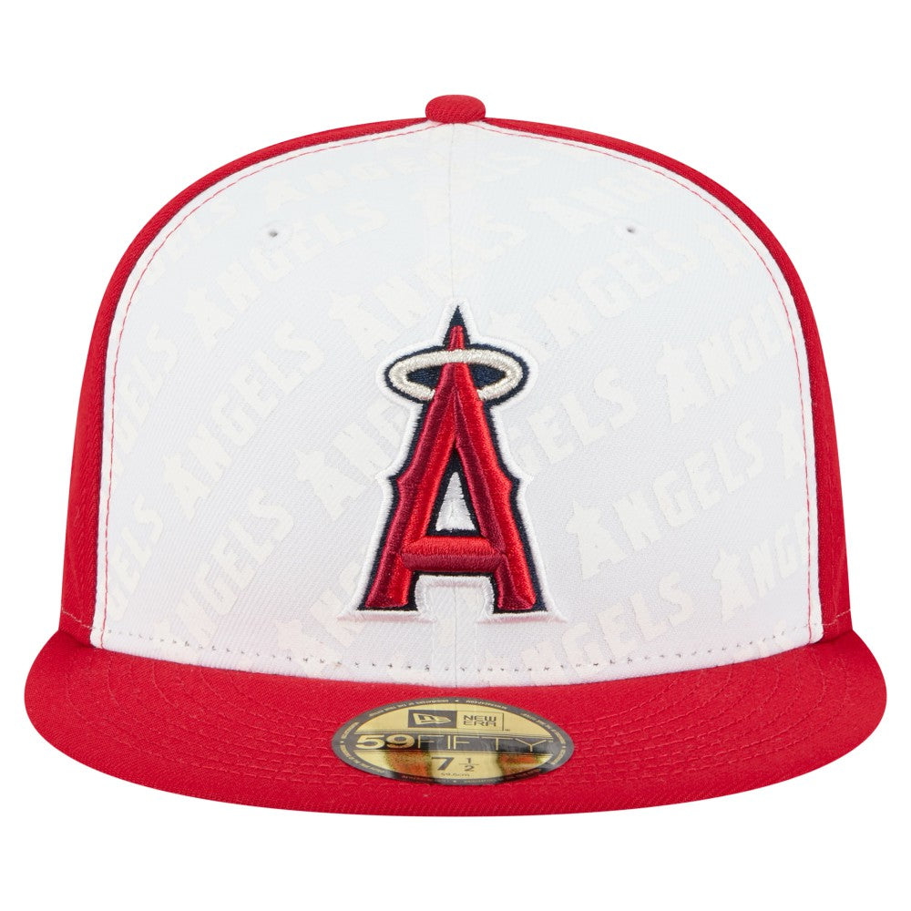 Los Angeles Angels New Era Repeat 59FIFTY Fitted Hat - MLB Hats
