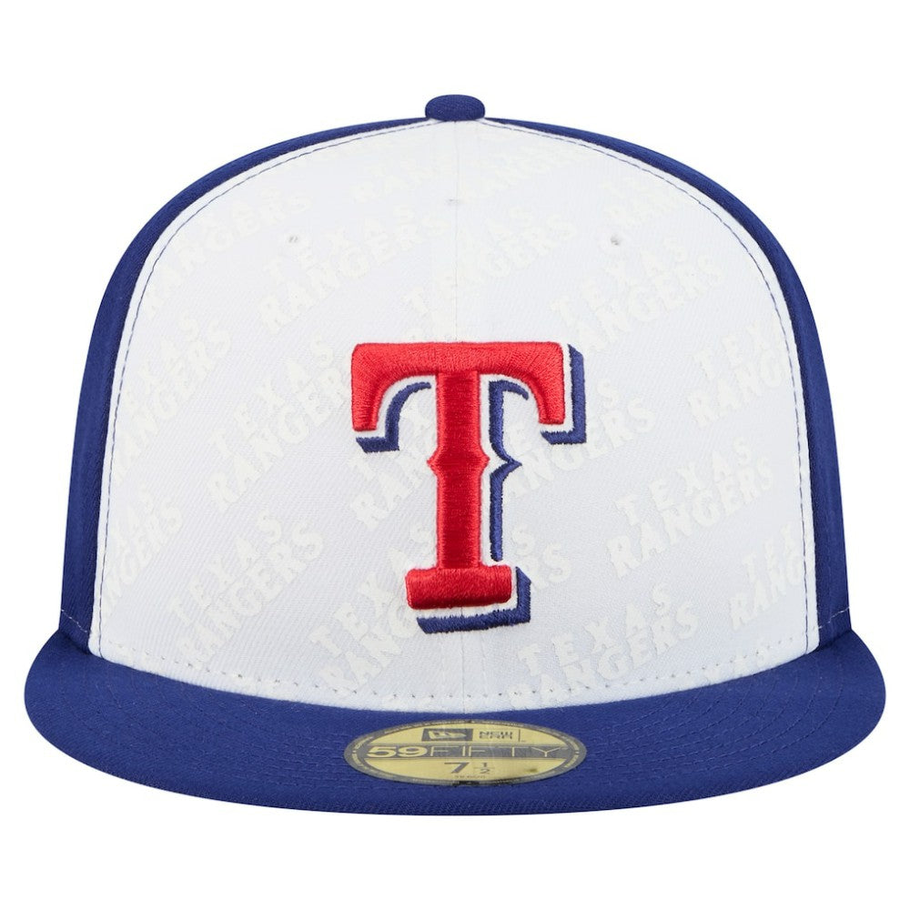 Texas Rangers New Era Repeat 59FIFTY Fitted Hat - MLB Hats