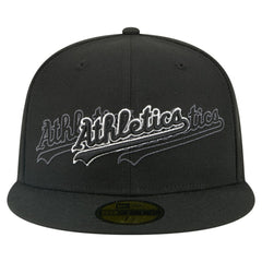 Athletics New Era Tri-Hit 59FIFTY Fitted Hat - MLB Hats