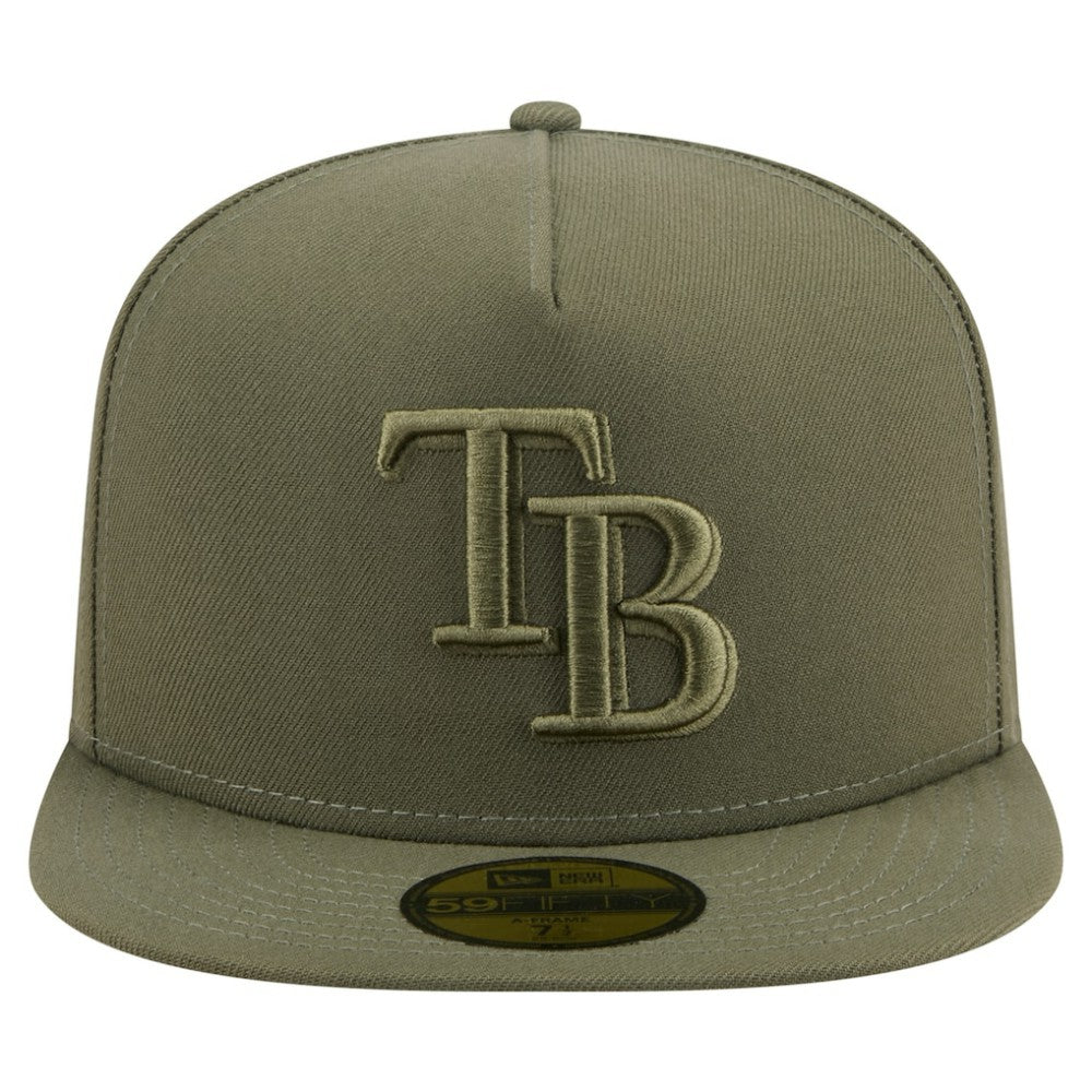 Tampa Bay Rays New Era Color Pack A-Frame 59FIFTY Fitted Hat - MLB Hats