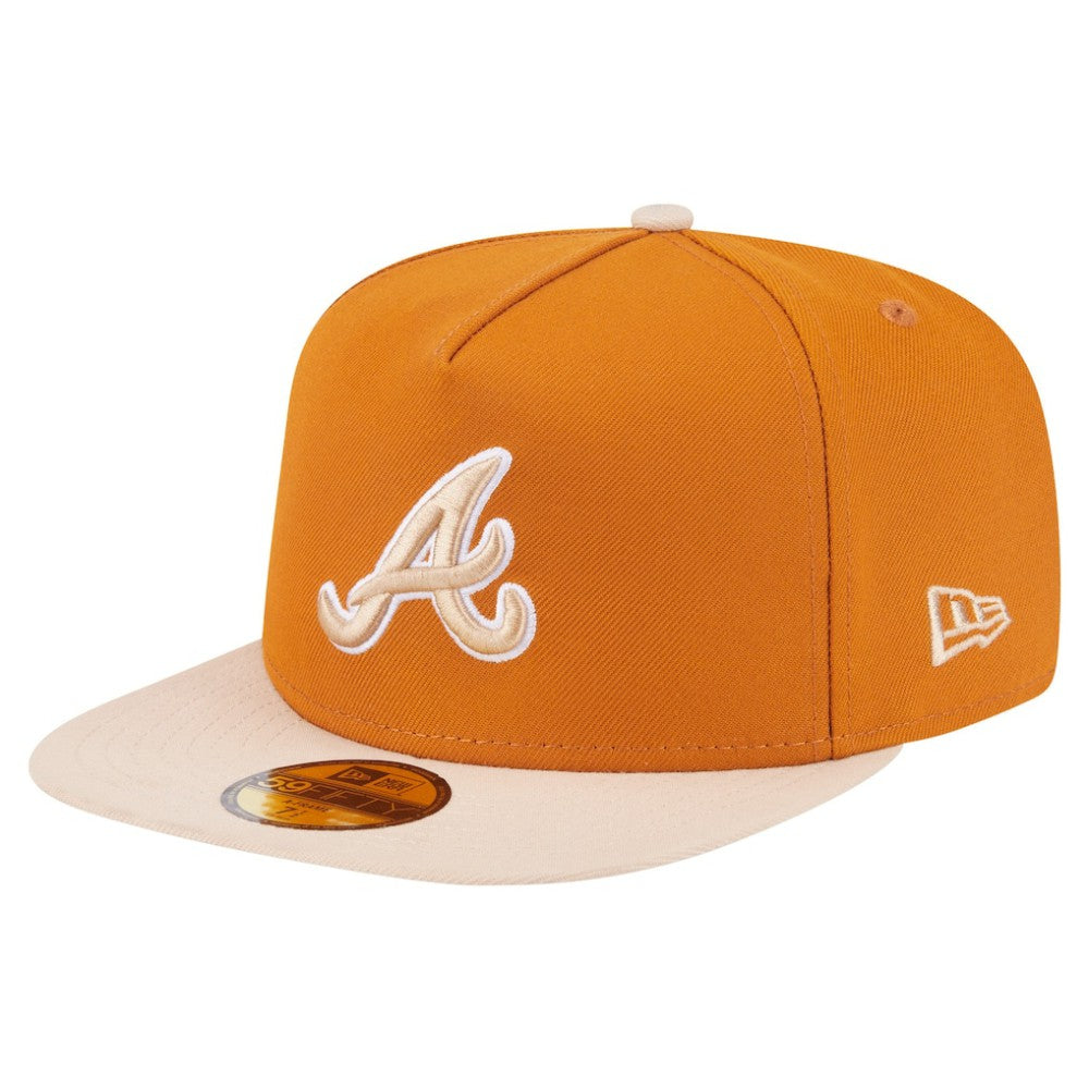 Atlanta Braves New Era Two-Tone Color Pack A-Frame 59FIFTY Fitted Hat - MLB Hats