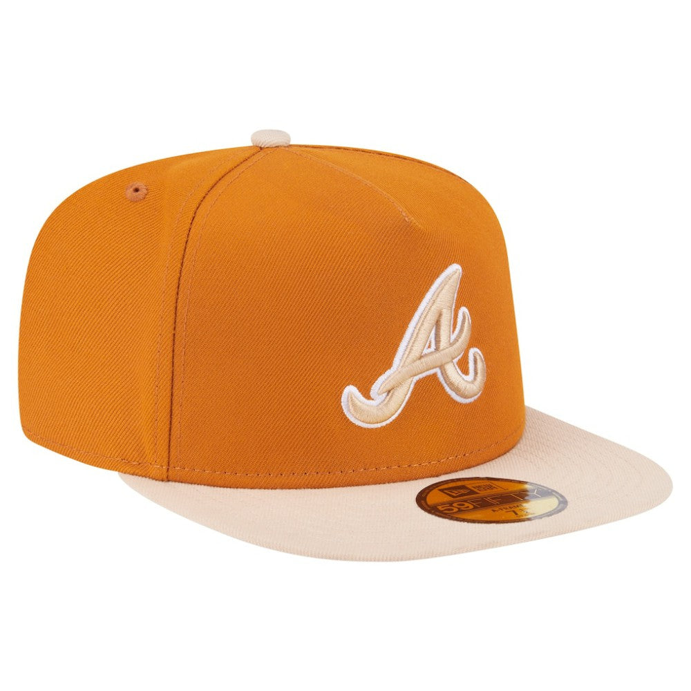 Atlanta Braves New Era Two-Tone Color Pack A-Frame 59FIFTY Fitted Hat - MLB Hats
