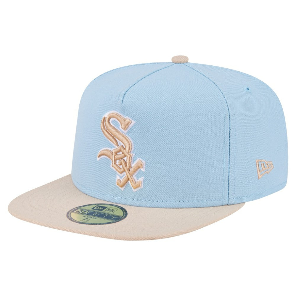 Chicago White Sox New Era Two-Tone Color Pack A-Frame 59FIFTY Fitted Hat - MLB Hats
