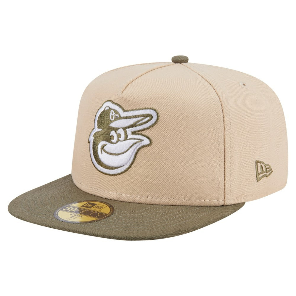 Baltimore Orioles New Era Two-Tone Color Pack A-Frame 59FIFTY Fitted Hat - MLB Hats