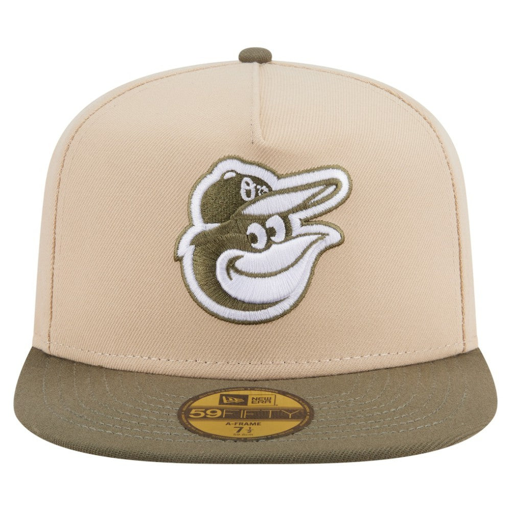 Baltimore Orioles New Era Two-Tone Color Pack A-Frame 59FIFTY Fitted Hat - MLB Hats