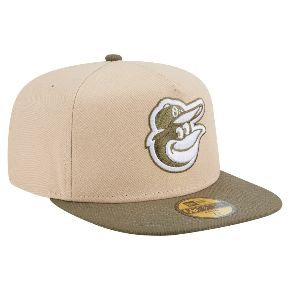 Baltimore Orioles New Era Two-Tone Color Pack A-Frame 59FIFTY Fitted Hat - MLB Hats