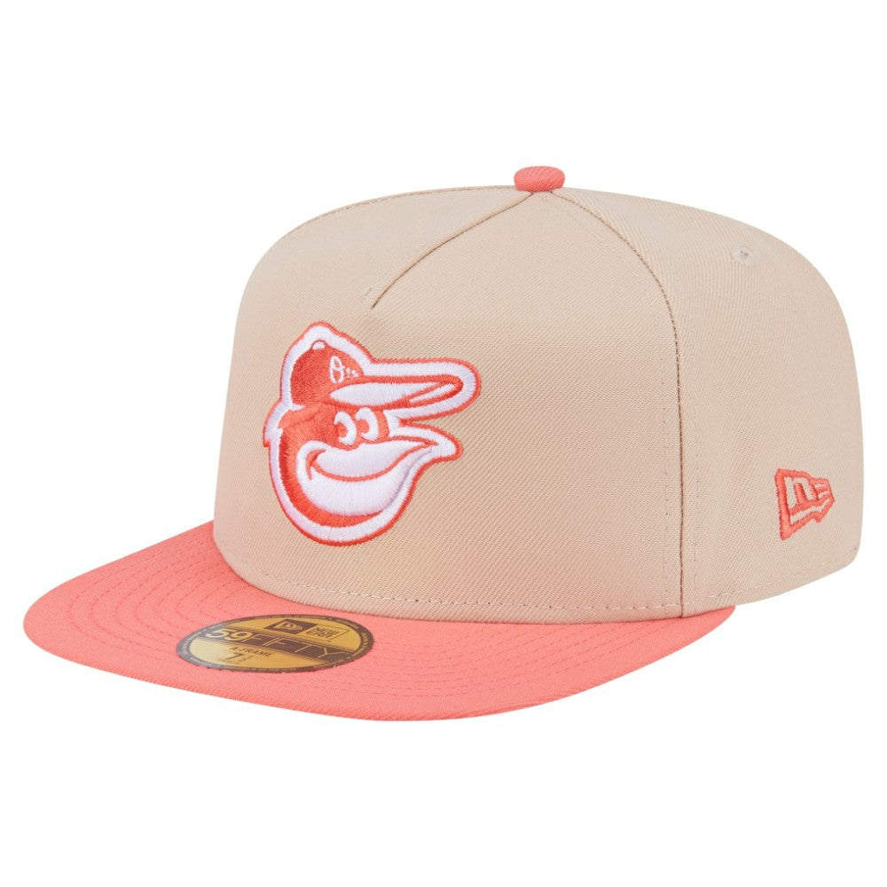 Baltimore Orioles New Era Two-Tone Color Pack A-Frame 59FIFTY Fitted Hat - MLB Hats