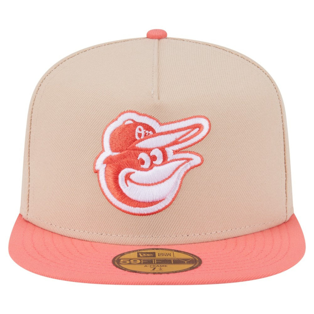 Baltimore Orioles New Era Two-Tone Color Pack A-Frame 59FIFTY Fitted Hat - MLB Hats