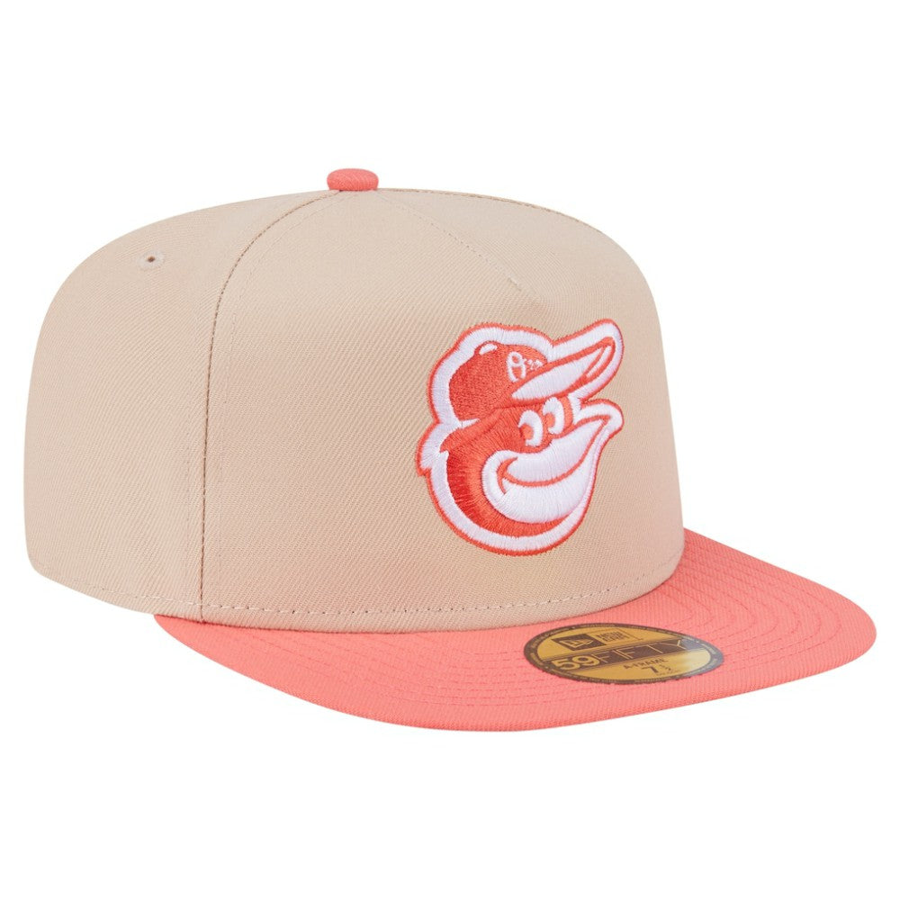 Baltimore Orioles New Era Two-Tone Color Pack A-Frame 59FIFTY Fitted Hat - MLB Hats