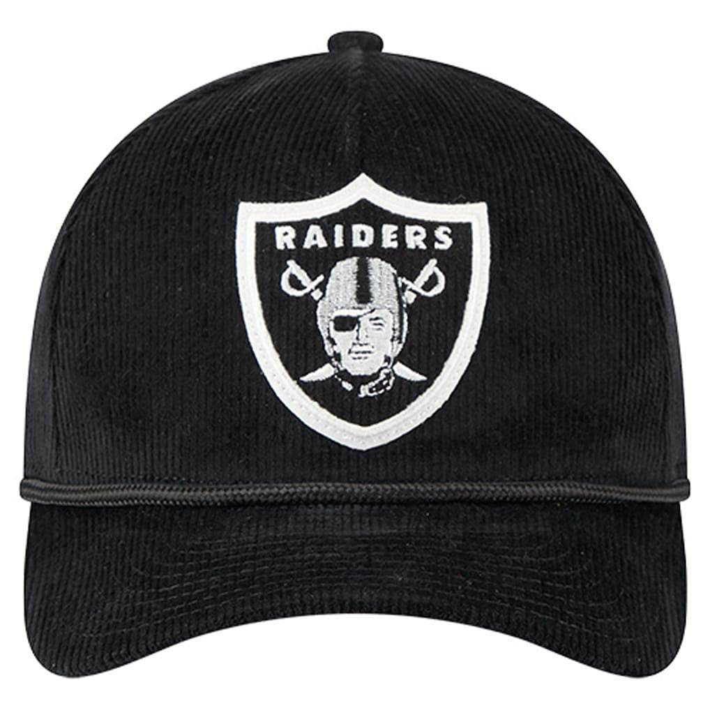 Las Vegas Raiders Cord Corduroy 9FORTY A-Frame Adjustable Hat | NFL Sale