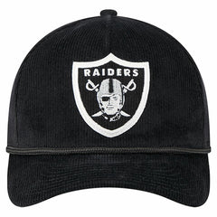 Las Vegas Raiders Cord Corduroy 9FORTY A-Frame Adjustable Hat | NFL Sale