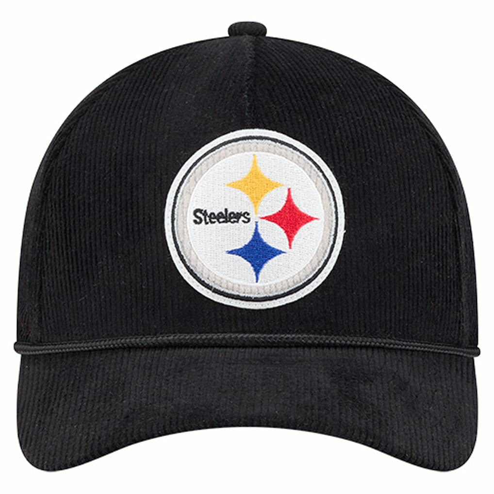 Pittsburgh Steelers Cord Corduroy 9FORTY A-Frame Adjustable Hat | NFL New