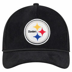 Pittsburgh Steelers Cord Corduroy 9FORTY A-Frame Adjustable Hat | NFL New