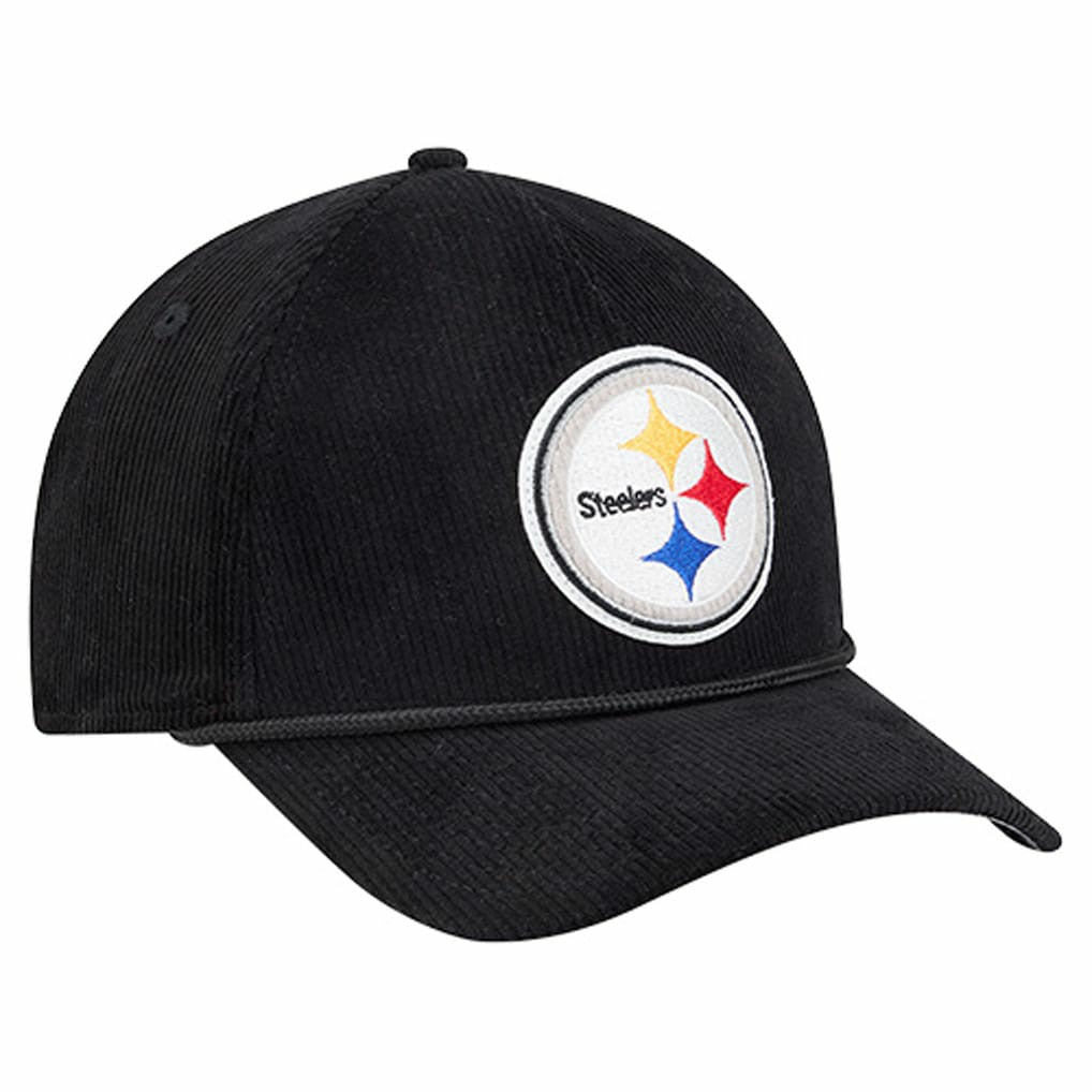 Pittsburgh Steelers Cord Corduroy 9FORTY A-Frame Adjustable Hat | NFL New