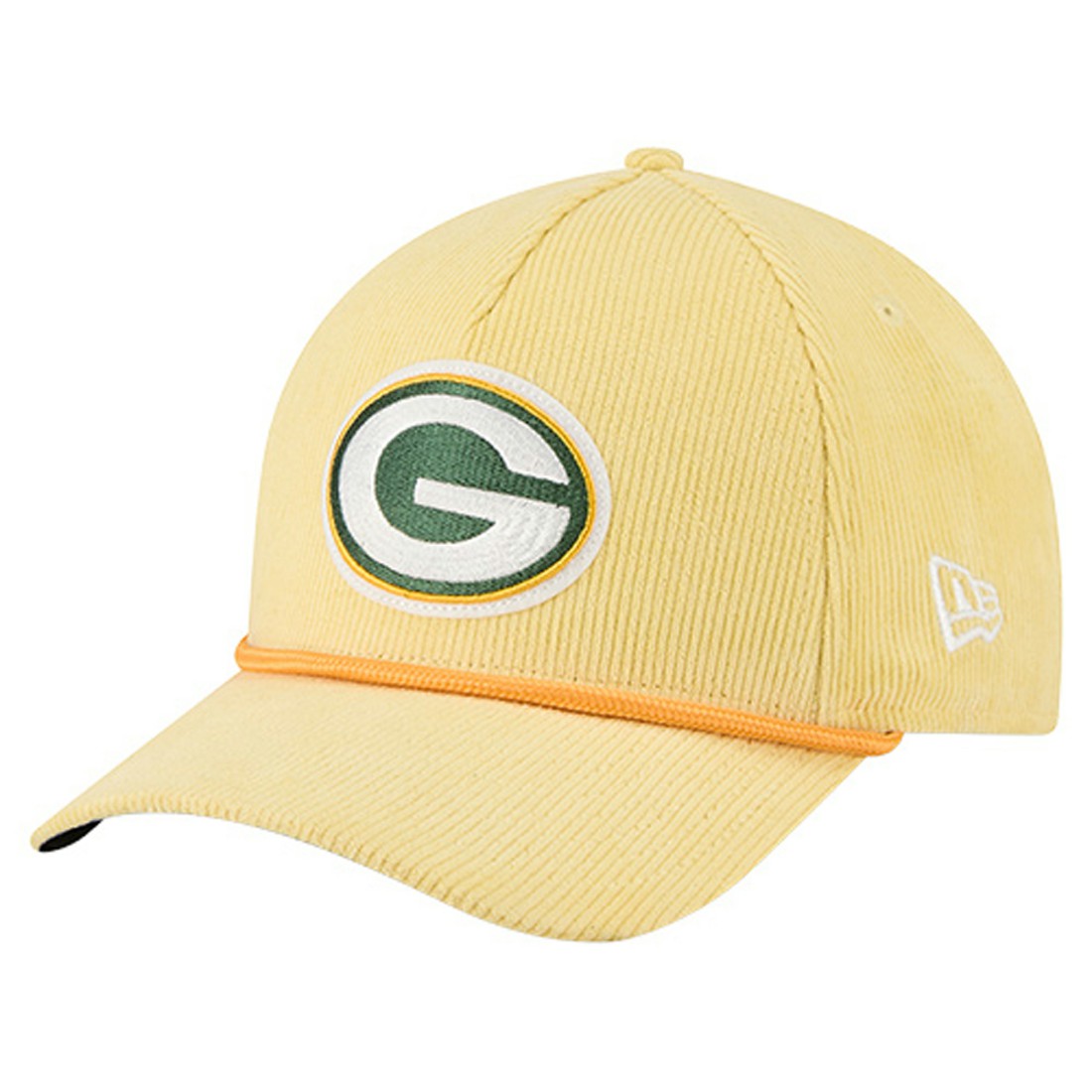 Green Bay Packers Cord Corduroy 9FORTY A-Frame Adjustable Hat | NFL Hot