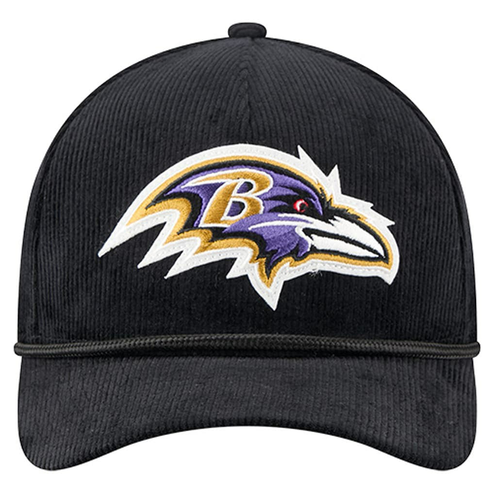 Baltimore Ravens Cord Corduroy 9FORTY A-Frame Adjustable Hat | NFL Hot