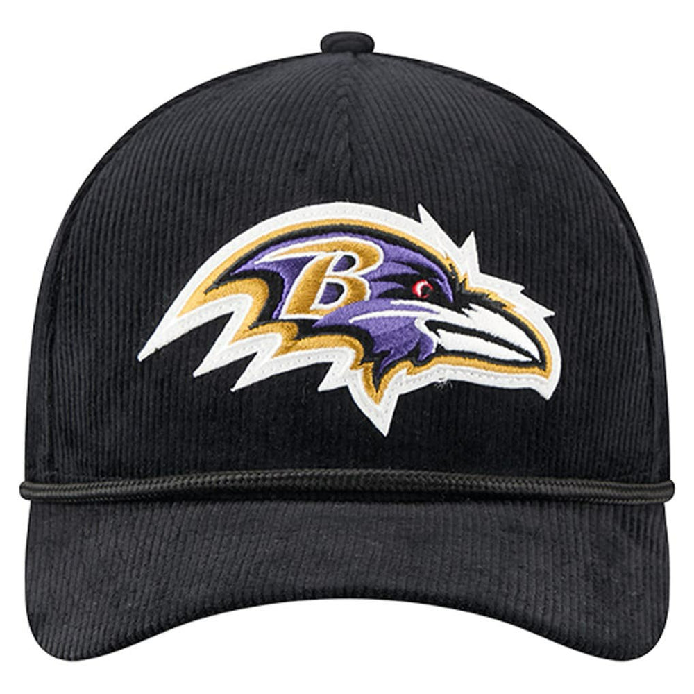Baltimore Ravens Cord Corduroy 9FORTY A-Frame Adjustable Hat | NFL Hot